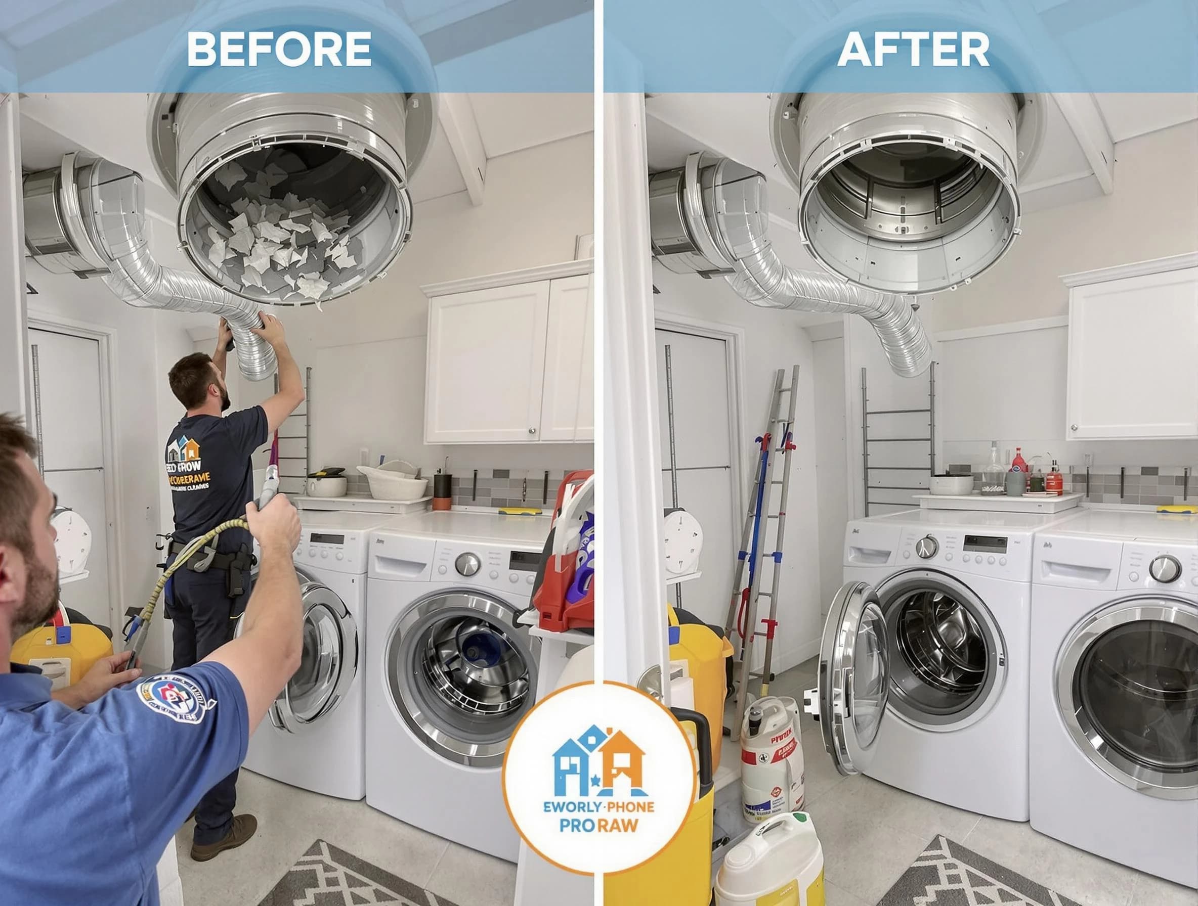 Residential dryer vent cleaning by Forest Hills Dryer Vent Cleaning in Forest Hills