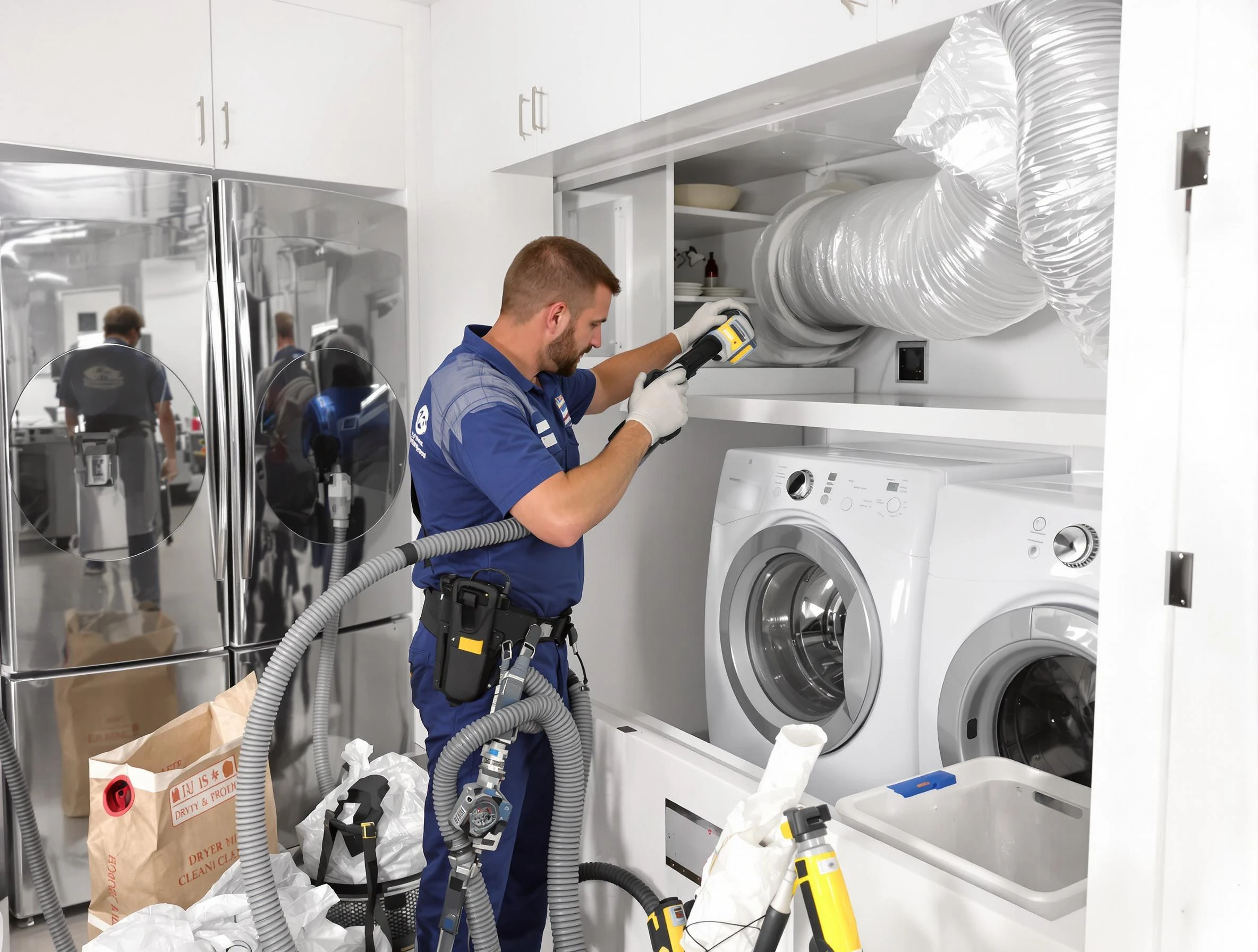 Professional duct cleaning by Forest Hills Dryer Vent Cleaning in Forest Hills