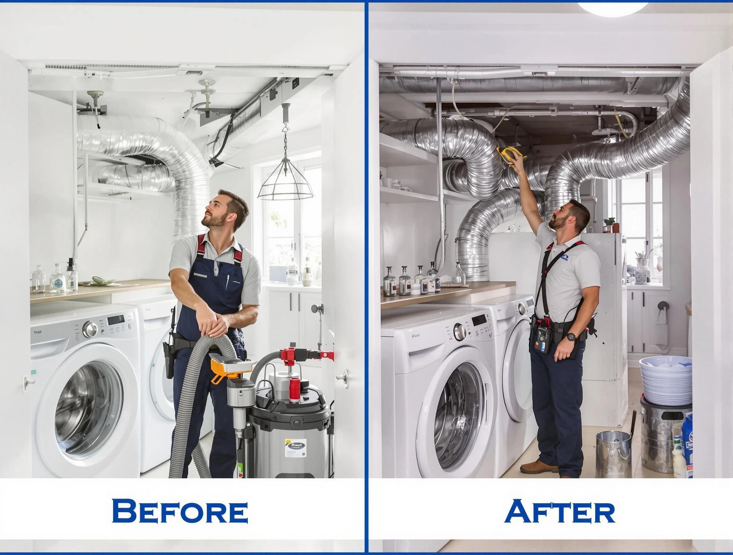 Expert gas dryer vent cleaning by Forest Hills Dryer Vent Cleaning in Forest Hills